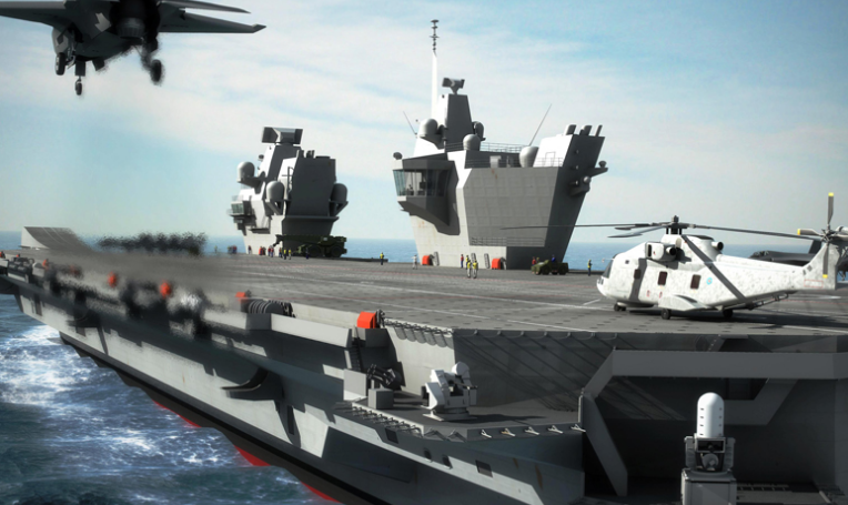 Warship supplied by AEI Cables starts aircraft trials